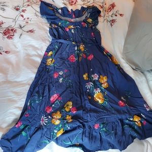 Maternity Dress - sz L - Old Navy - floral print